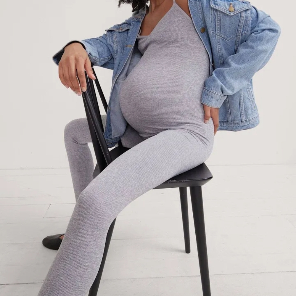 Hatch Maternity The Body Rib Unitard Jumpsuit